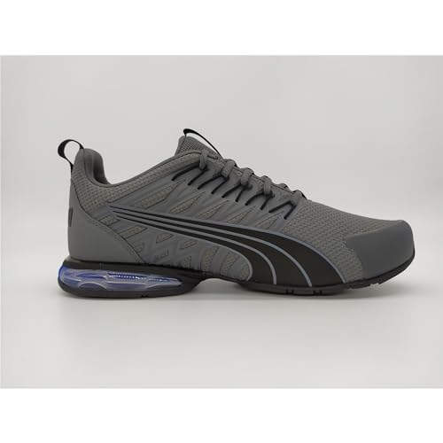 PUMA Mens Voltaic Evo Cross Trainer, Cool Dark Gray-PUMA Mens Black-Cool Cobalt, 10.5