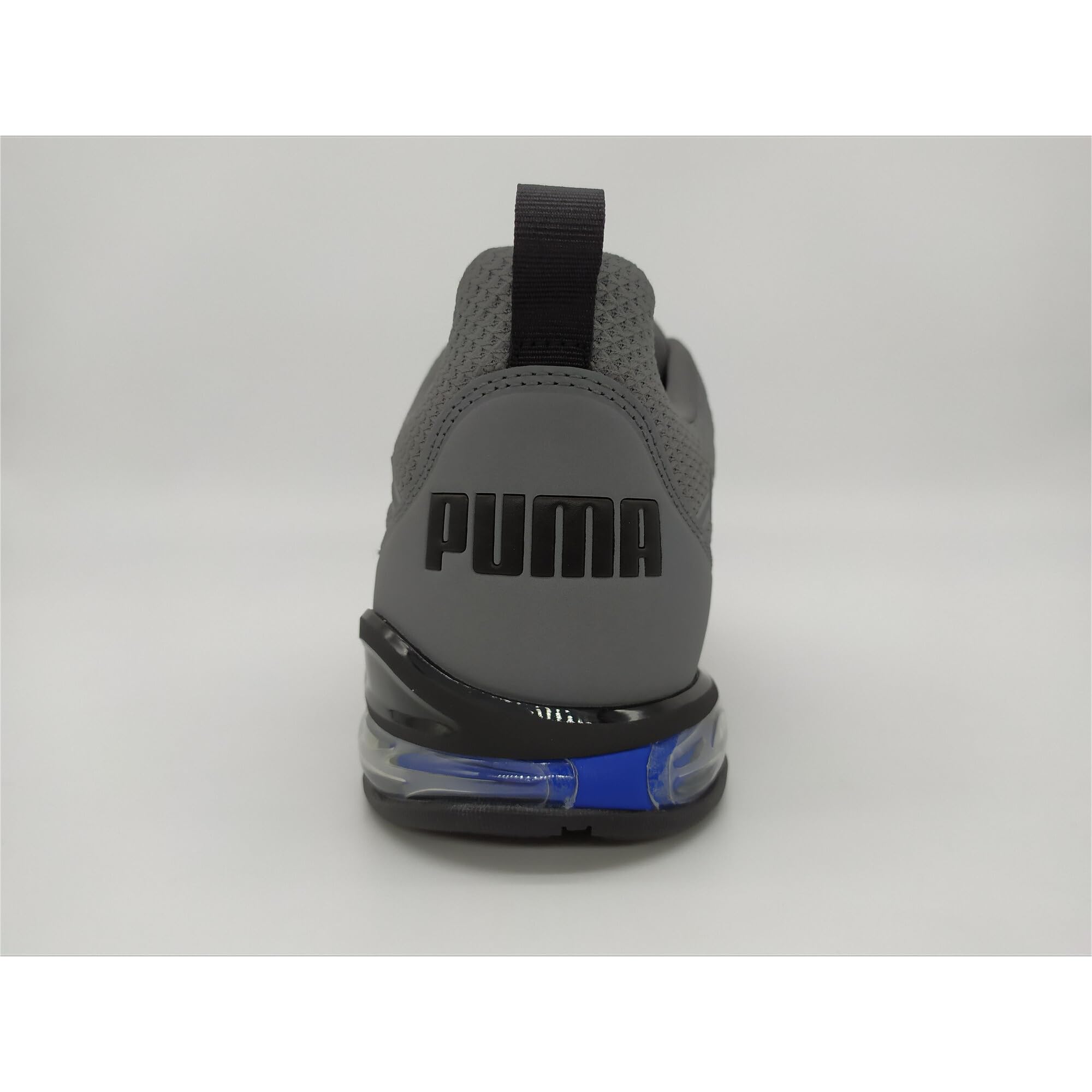 PUMA Mens Voltaic Evo Cross Trainer, Cool Dark Gray-PUMA Mens Black-Cool Cobalt, 10.5