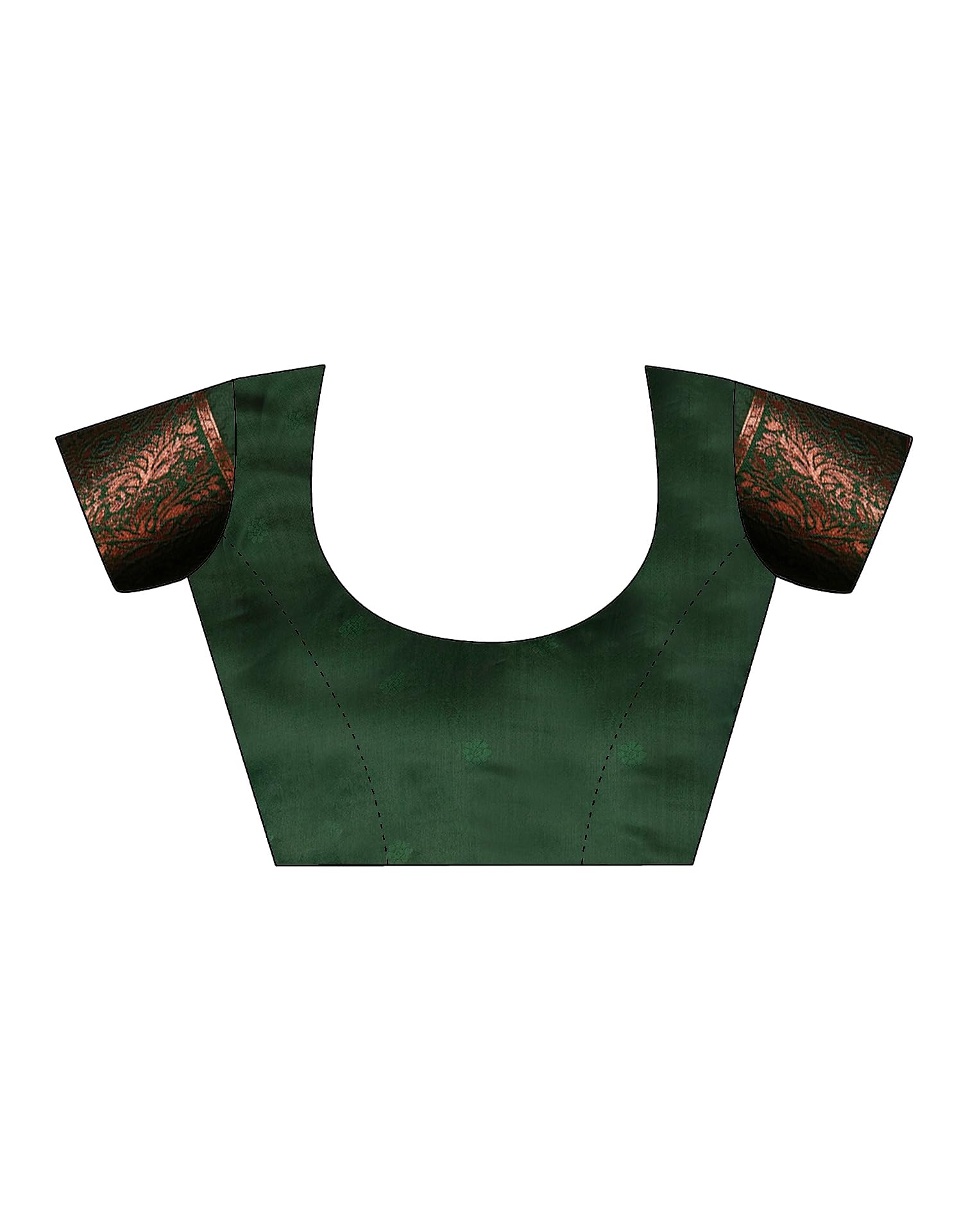 SIRIL Women's Banarasi Jacquard Soft Silk Kanjeevaram Saree With Unstitched Blouse Piece (3759S135A_Pista Green)