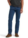 Wrangler Authentics Men's Regular Fit Comfort Flex Waist Jean, Dark Stonewash, 36W x 30L