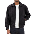 LONDON FOG Men's Auburn Zip-Front Golf Jacket (Regular & Big-Tall Sizes), Black, Large