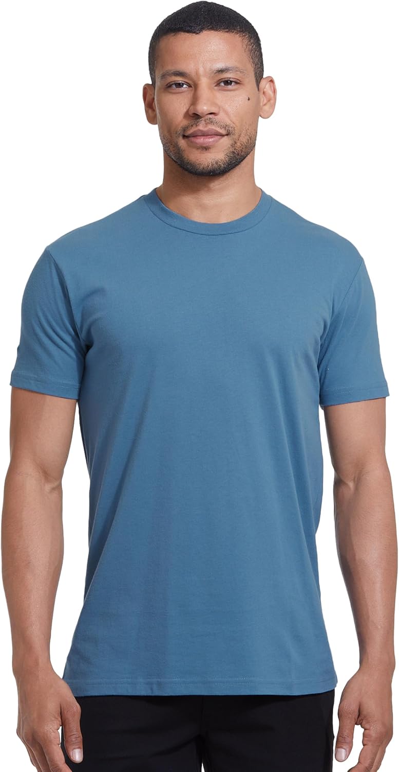True Classic Mens T-Shirts - Short Sleeve Crew Neck Plain Novelty T Shirt for Men