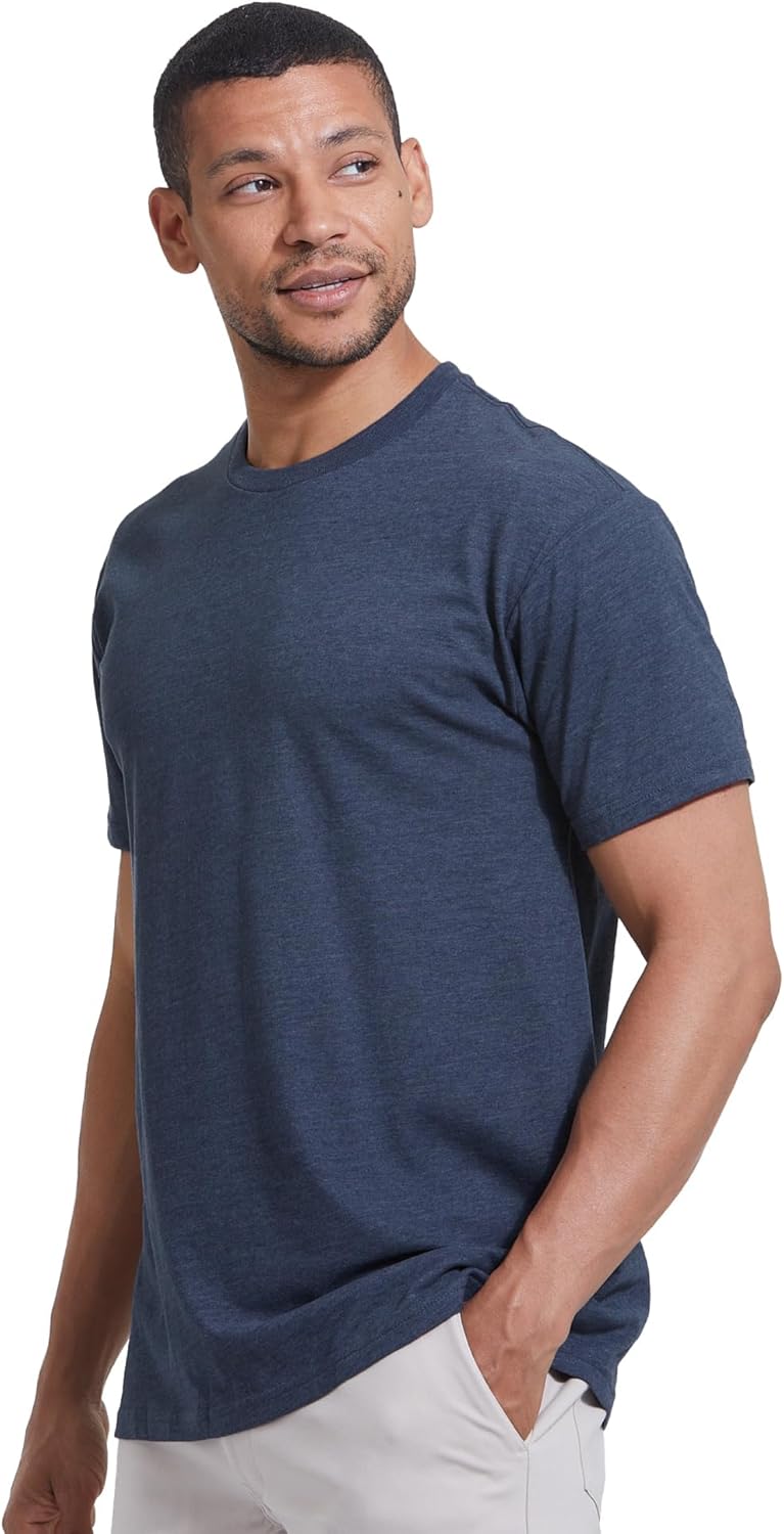 True Classic Mens T-Shirts - Short Sleeve Crew Neck Plain Novelty T Shirt for Men
