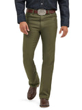Wrangler Men's Wrancher Dress Jeans, Green Leaf