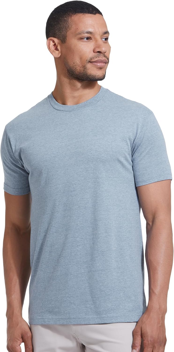 True Classic Mens T-Shirts - Short Sleeve Crew Neck Plain Novelty T Shirt for Men