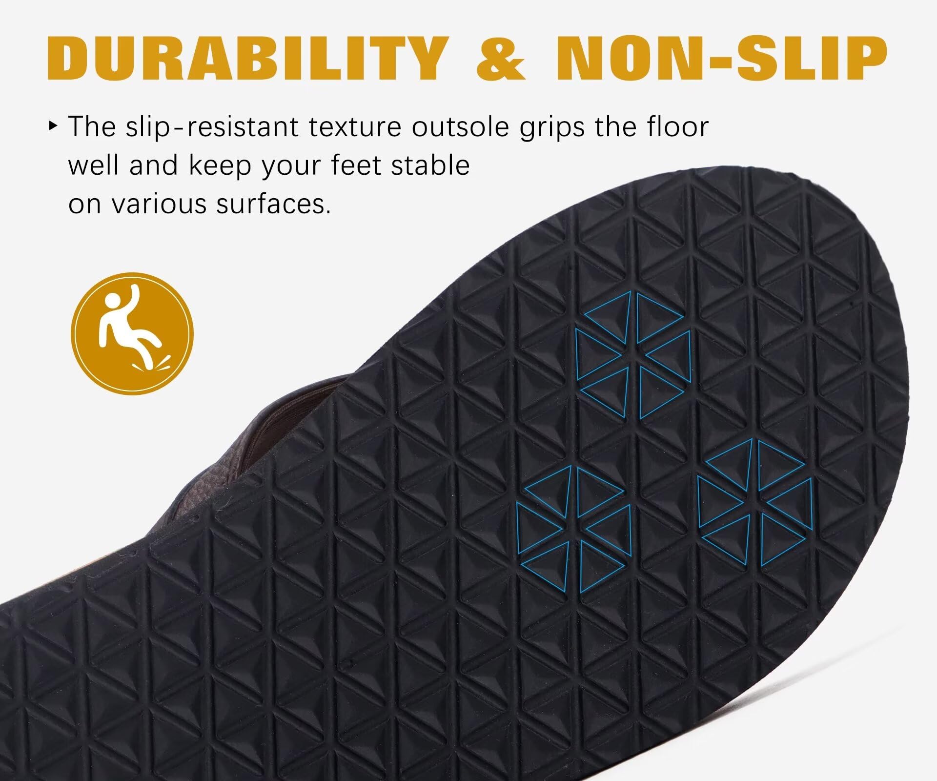 KuaiLu Mens Leather Flip Flops Arch Support Summer Beach Pool Water Thong Sandals Waterproof Outfits Travel Essentials Walking Shoes Slip on Orthotic Casual Sport Cushion Slides Slippers Khaki Size 10