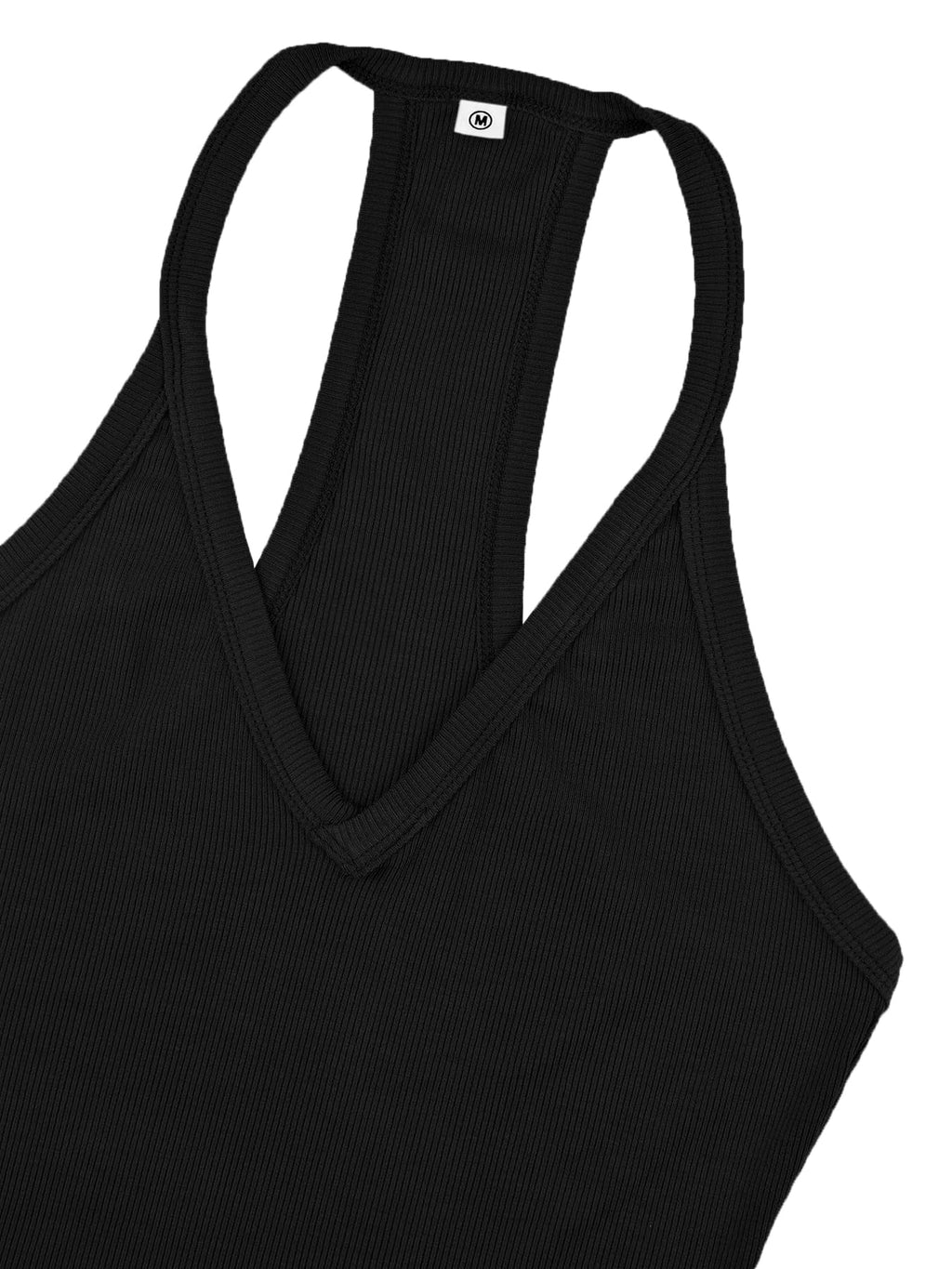 iGENJUN Women Workout Tops for Women Racerback Tank Tops 2025 Yoga Gym Ribbed Sleeveless Shirts Clothes,S,Black