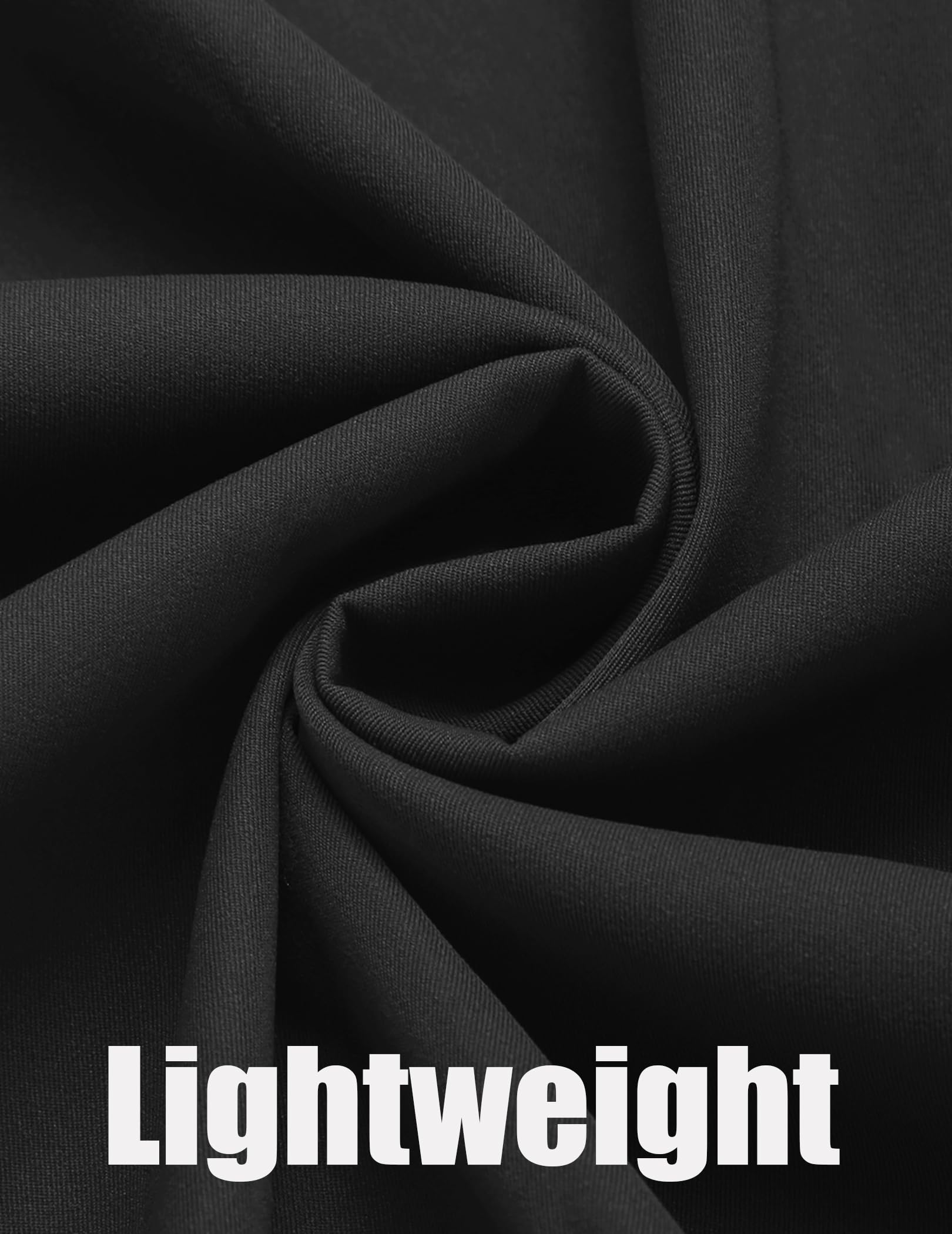 COOFANDY Mens Bomber Jackets Windbreaker Jackets Lightweight Casual Spring Jacket, Black, Small