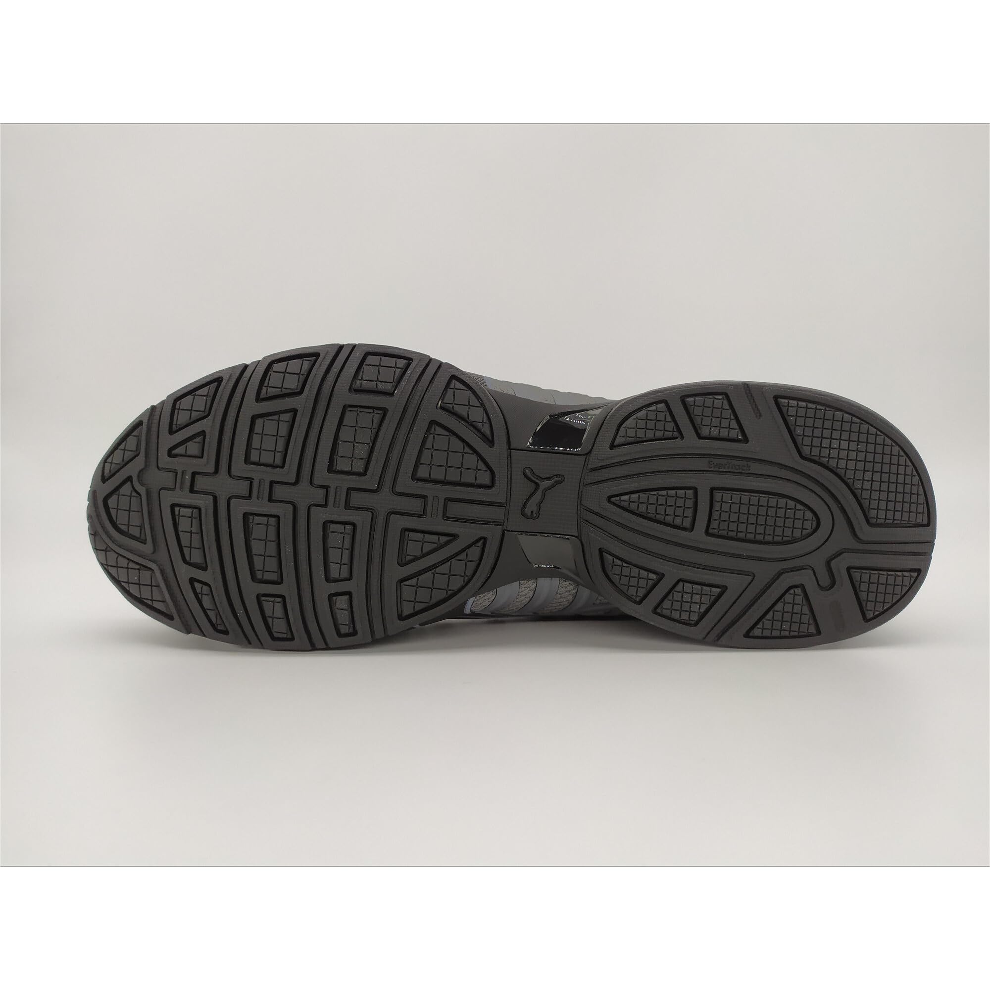 PUMA Mens Voltaic Evo Cross Trainer, Cool Dark Gray-PUMA Mens Black-Cool Cobalt, 10.5