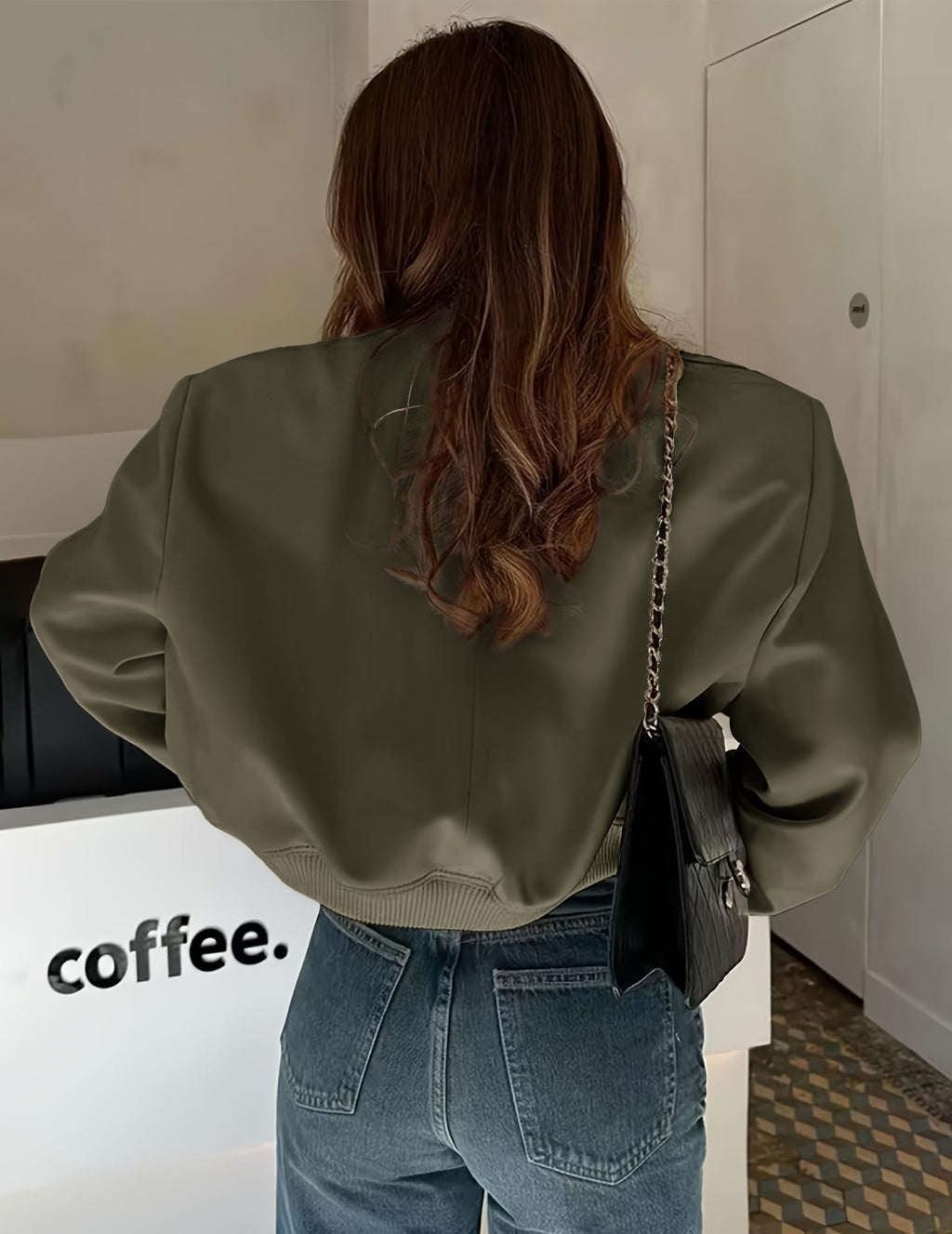 Zeagoo Women Bomber Jacket Casual Button Down Varsity Jackets Shackets With Pockets Outwear