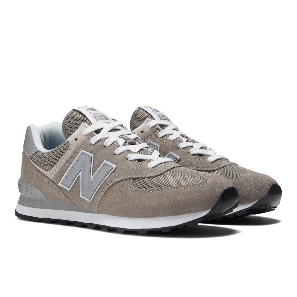 New Balance Men's 574 Core Sneaker, Grey/White, 10.5
