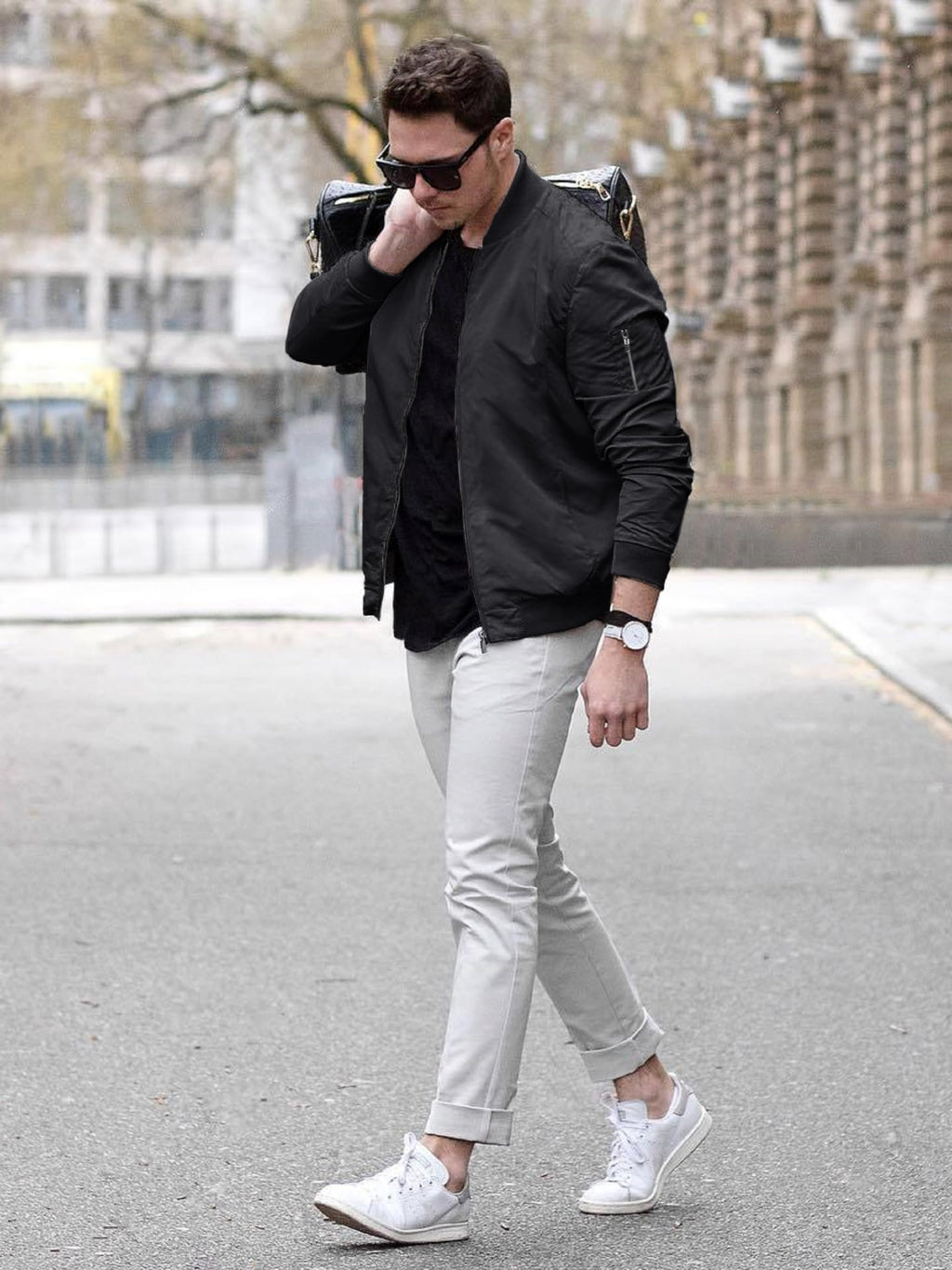 TACVASEN Bomber Jacket Men Black Jacket Casual Mens Jackets Casual Stylish Lightweight Mens Windbreaker Jackets Lightweight Track Jacket